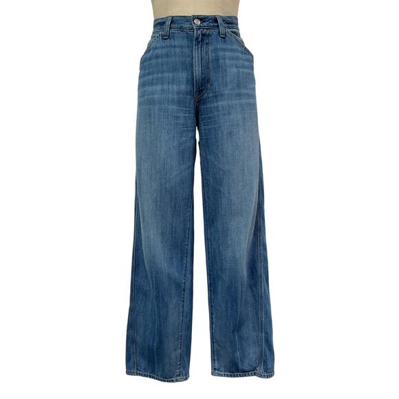 Alex Mill 'Ella' Blue Cotton Arc Denim Jean Size 28 - Picture 2 of 4